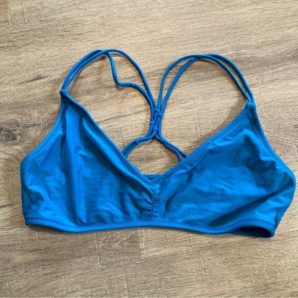 Volcom Blue Bikini Top Bra EUC